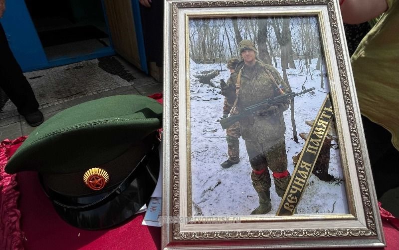 Простились с защитником Родины.