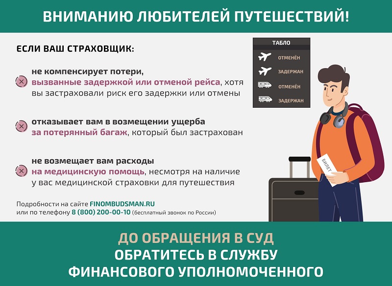 Информация для любителей путешествовать: решение спора со страховой организацией без суда..