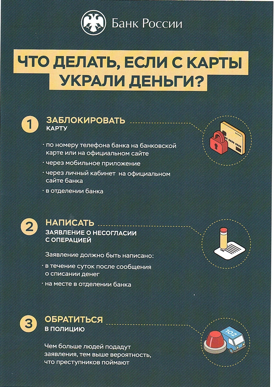 Что делать, если с карты украли деньги? Как обезопасить деньги на счетах?.