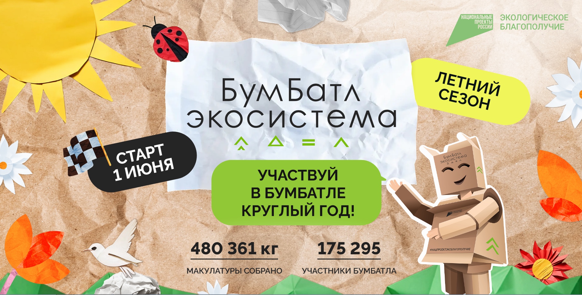 Вдохновляйся и участвуй в БумБатле круглый год.